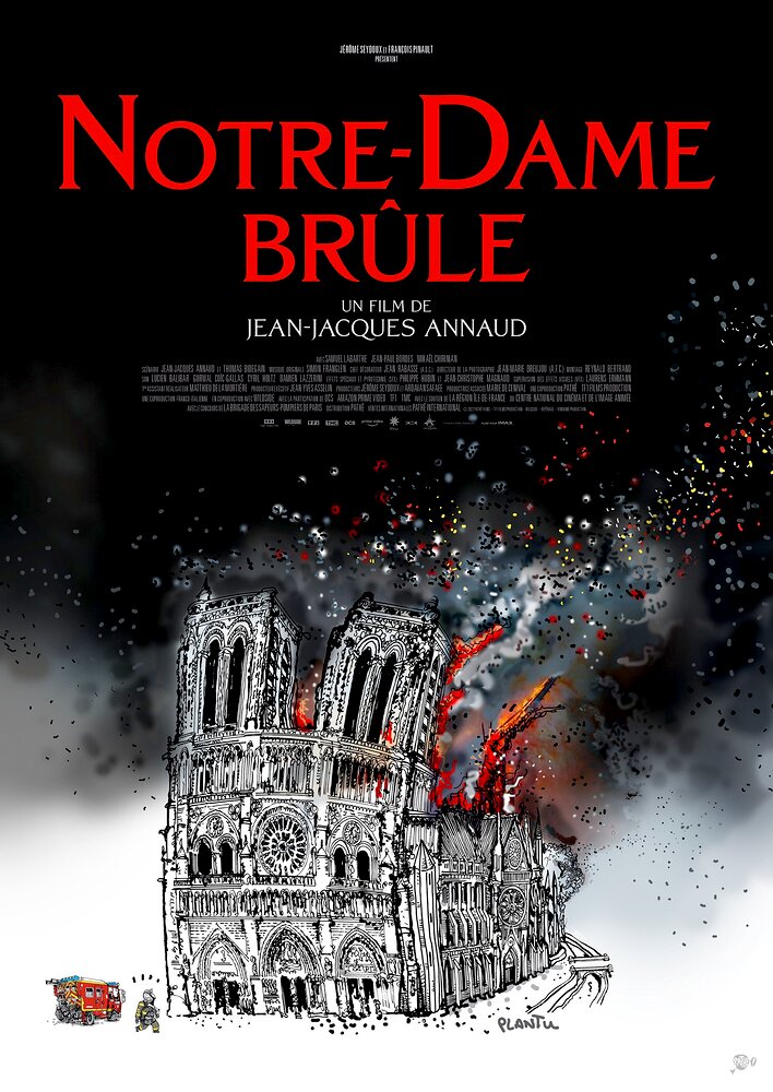 Notre-Dame brûle